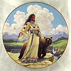 Noble Beauty collector plate by David Wright