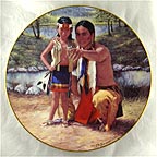 Sounds of the Forest collector plate by Kenneth Freeman