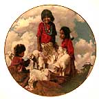 Up In The Red Rocks collector plate by Ray Swanson