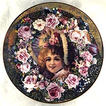 Bonnets & Bouquets collector plate by John Grossman