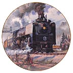 Portland Rose collector plate by David Tutwiler