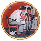 The Facts Of Life collector plate by Norman Rockwell