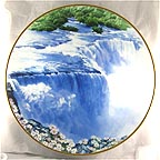 Niagara Falls collector plate by Joseph and Eva Cellini