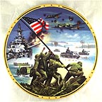 World War II Commemorative Plate collector plate