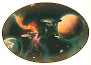 To Boldly Go... collector plate by Michael David Ward