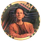 Security Chief Odo collector plate by Morgan Weistling