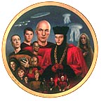 Encounter At Far Point collector plate by Keith Birdsong