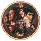 Star Trek V: The Final Frontier collector plate by Morgan Weistling