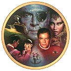 Star Trek VI: The Undiscovered Country collector plate by Morgan Weistling