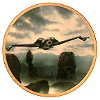Klingon Bird Of Prey collector plate by Keith Birdsong