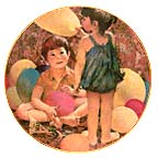 Balloon Carnival collector plate by Thornton Utz