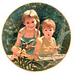 Garden Magic collector plate by Thornton Utz