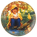 Nicholas collector plate by B. Higgins Bond