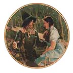 Dorothy Meets The Scarecrow collector plate by Thomas Blackshear