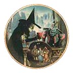The Witch Casts A Spell collector plate by Thomas Blackshear