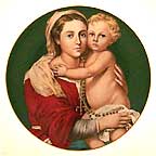 Madonna And Child - Murillo collector plate by Bartolom&eacute; Esteban Murillo
