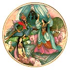 Scheherazade collector plate by Liliane Tellier
