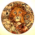 Peacable Kingdom collector plate by Nan Lee