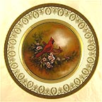 Cardinals collector plate by Patti Canaris