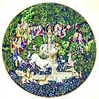 Hunt Of The Unicorn collector plate