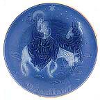 Flight Into Egypt collector plate