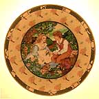 Roses Are Red collector plate by Ren&eacute;e Faure