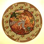 Tom, Tom The Piper's Son collector plate by Ren&eacute;e Faure