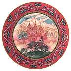 Tsarevich Ivan And The Beautiful Castle collector plate by Boris Zvorykin