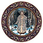 Snegurochka collector plate by Boris Zvorykin