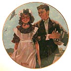 First Love collector plate by Norman Rockwell