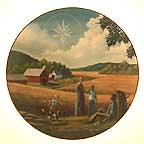 Amber Waves Of Grain collector plate by Ben Essenburg