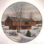 Appalachian Barn collector plate by Harris Hien