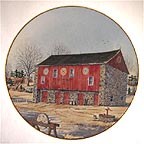 Lancaster Barn collector plate by Harris Hien
