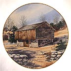 Log Barn collector plate by Harris Hien