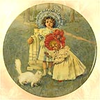 A Surprise For Kitty collector plate by Maud Humphrey