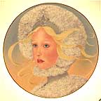 Princess Snowflake - artist signed collector plate by Dolores Valenza