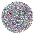 Two Turtle Doves - Carnival collector plate