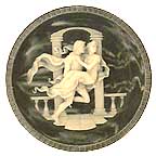Helen And Paris collector plate by Alan Brunettin
