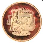 Antony And Cleopatra collector plate by Carl Romanelli