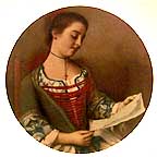 Lovely Reader collector plate by Jean Etienne Liotard