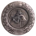 Caught collector plate by Thomas Nast