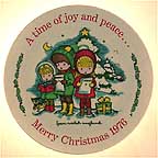 Christmas Carolers collector plate by Joan Walsh Anglund