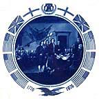 Signing The Declaration Of Independence collector plate by John Trumbull