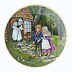 Hansel And Gretel collector plate by Gerda Neubacher