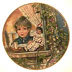 Au Clair De La Lune collector plate by Gerda Neubacher