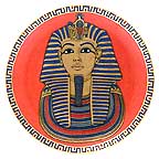 The Gold Mask of King Tutankhamun collector plate