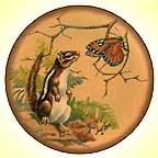 Chipmunk collector plate by Lowell Davis