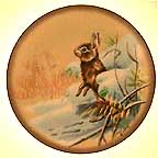 Cottontail Rabbit collector plate by Lowell Davis