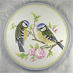 Blue Titmouse collector plate by Wolfgang Gawantka