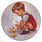 Jamie collector plate by Leo Jansen